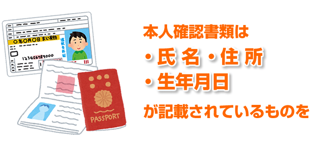 本人確認書類の規定